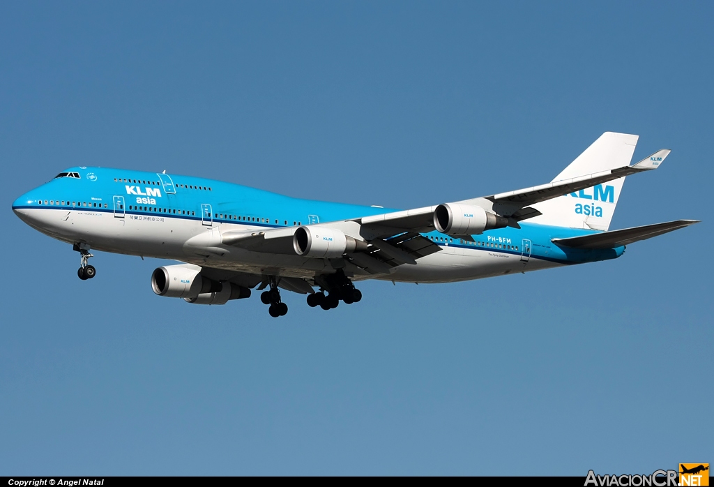 PH-BFM - Boeing 747-406M - KLM Asia