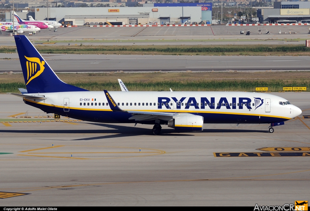 EI-EKV - Boeing 737-8AS - Ryanair