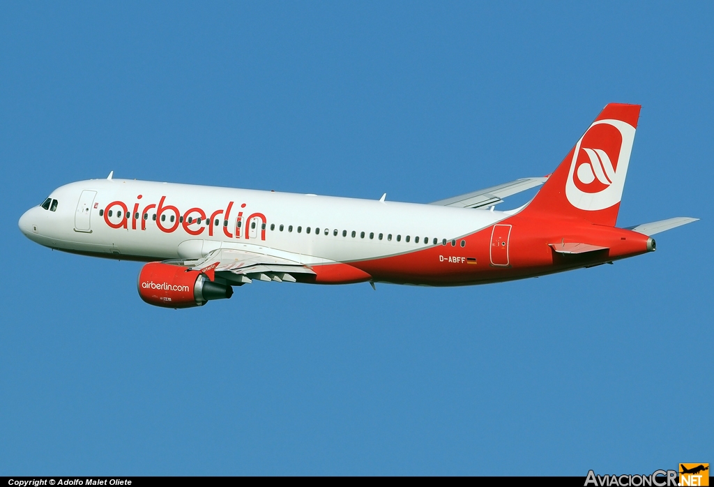 D-ABFF - Airbus A320-214 - Air Berlin