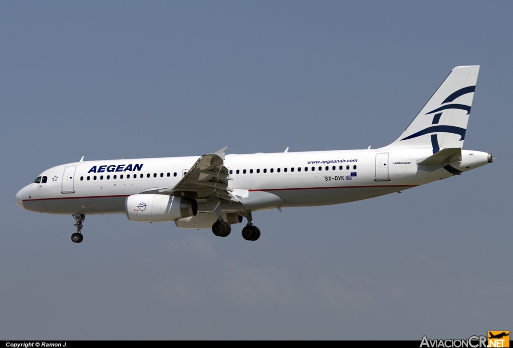 SX-DVK - Airbus A320-232 - Aegean Airlines