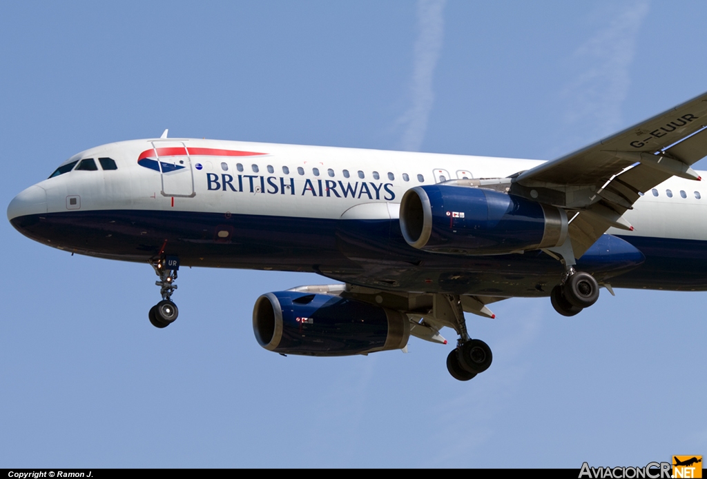 G-EUUR - Airbus A320-232 - British Airways