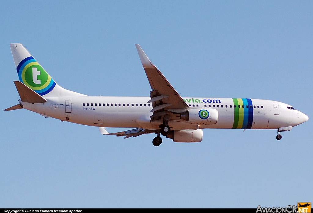 PH-HSW - Boeing 737-8K2 - Transavia Airlines
