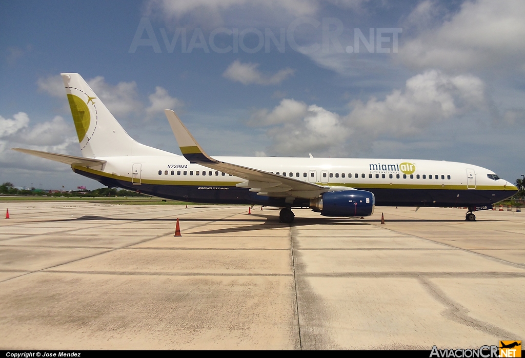 N739MA - Boeing 737-8Q8 - Miami Air