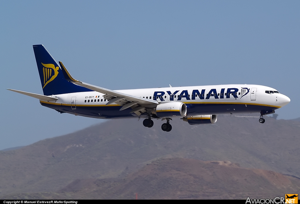 EI-DCY - Boeing 737-8AS - Ryanair