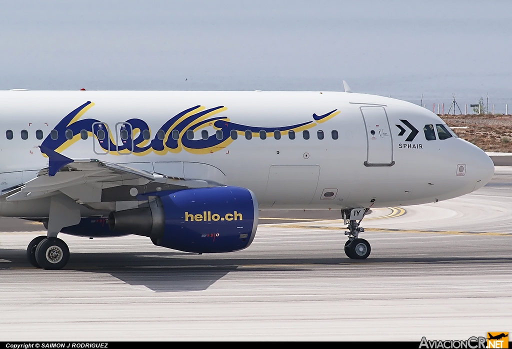 HB-JIY - Airbus A320-214 - Hello