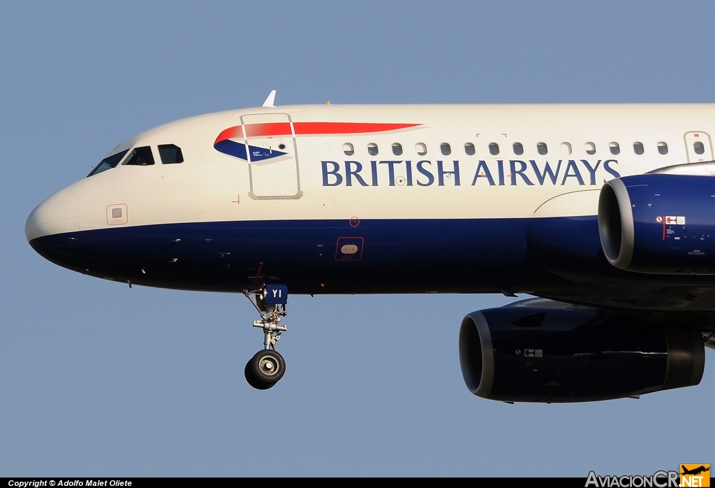 G-EUYI - Airbus A320-232 - British Airways