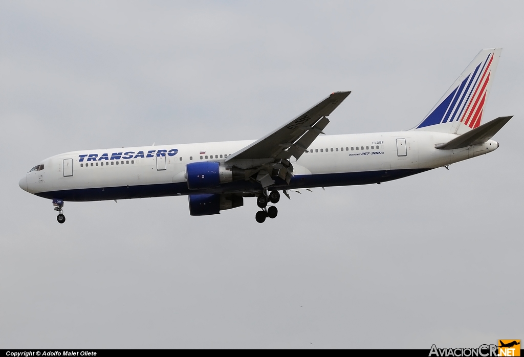 EI-DBF - Boeing 767-3Q8/ER - Transaero Airlines