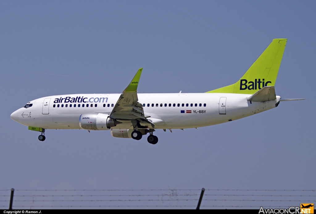 YL-BBY - Boeing 737-36Q - Air Baltic