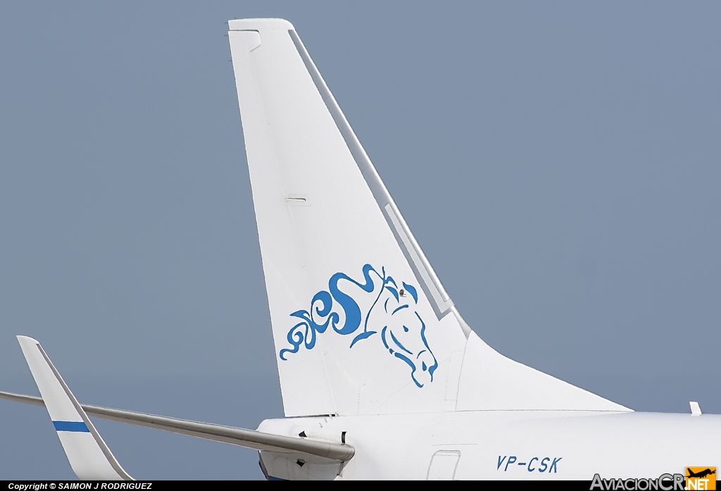 VP-CSK - Boeing	737-8GG/W BBJ - Sultan Al Kabeer