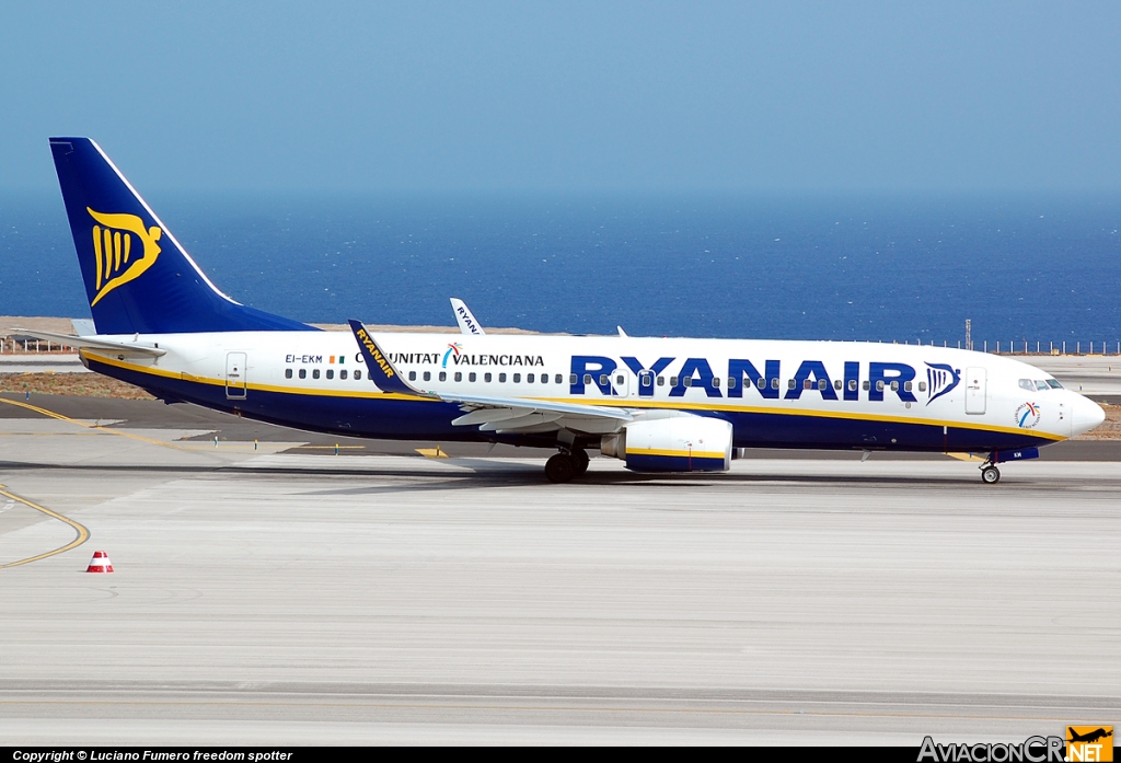 EI-EKM - Boeing 737-8AS - Ryanair