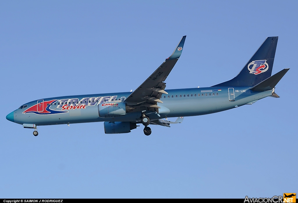 HA-LKE - Boeing 737-86Q - Travel Service