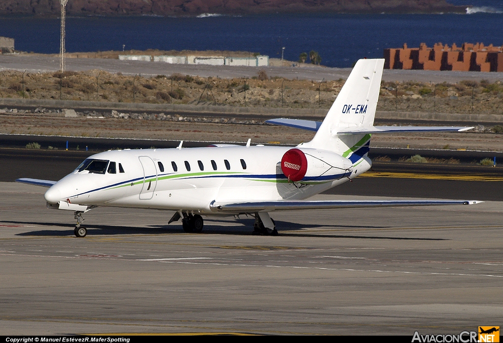 OK-EMA - Cessna	680 Citation Sovereign - Travel Servis