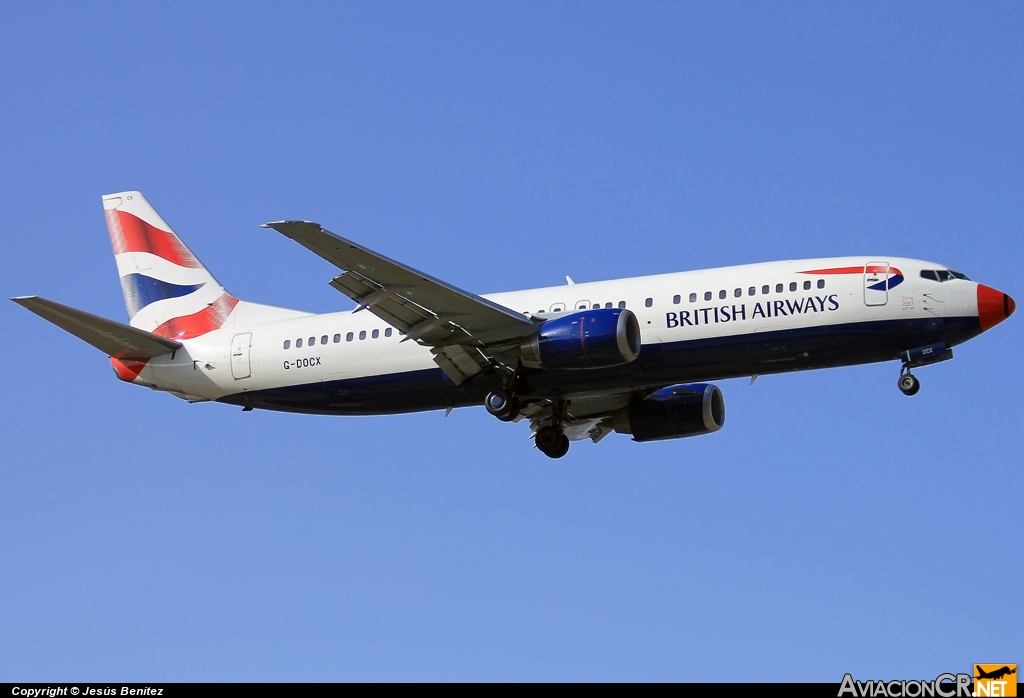 G-DOCX - Boeing 737-436 - British Airways