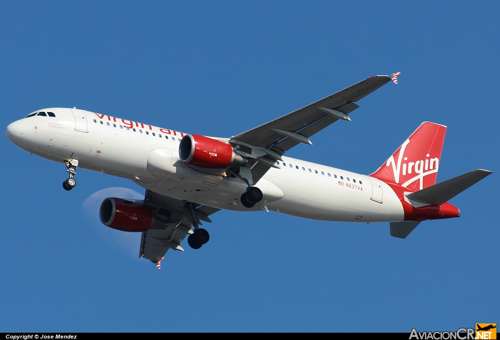 N637VA - Airbus A320-214 - Virgin America