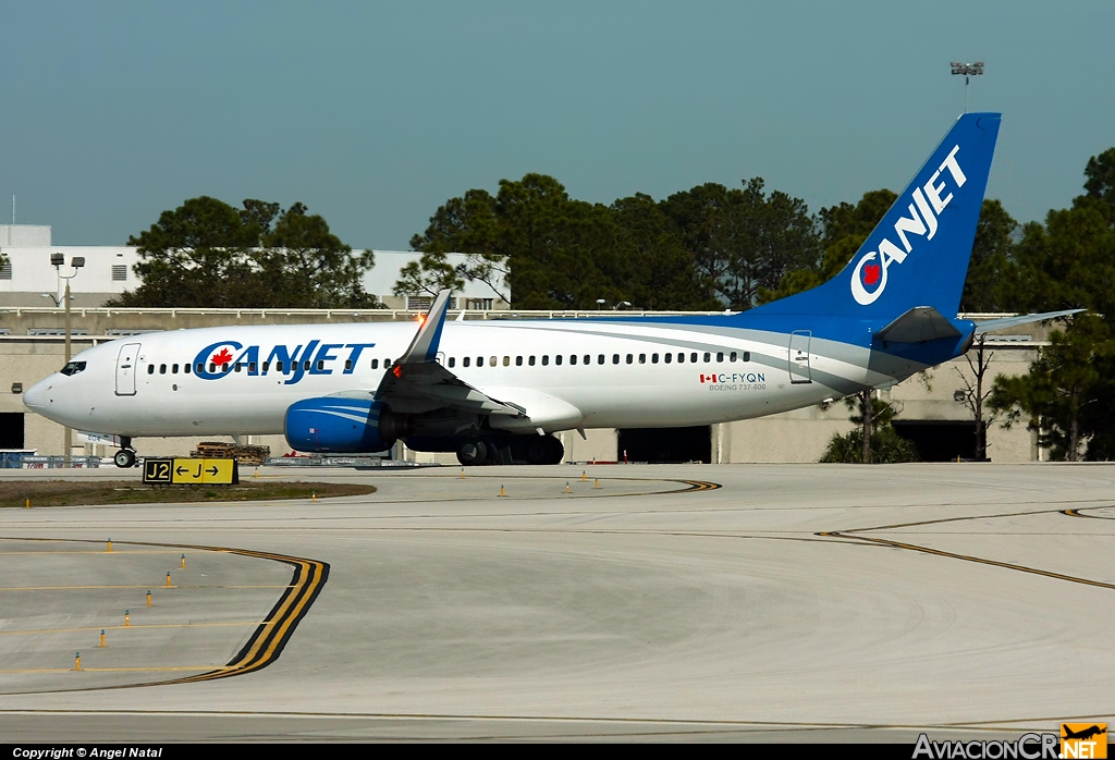 C-FYQN - Boeing 737-8AS - CanJet Airlines