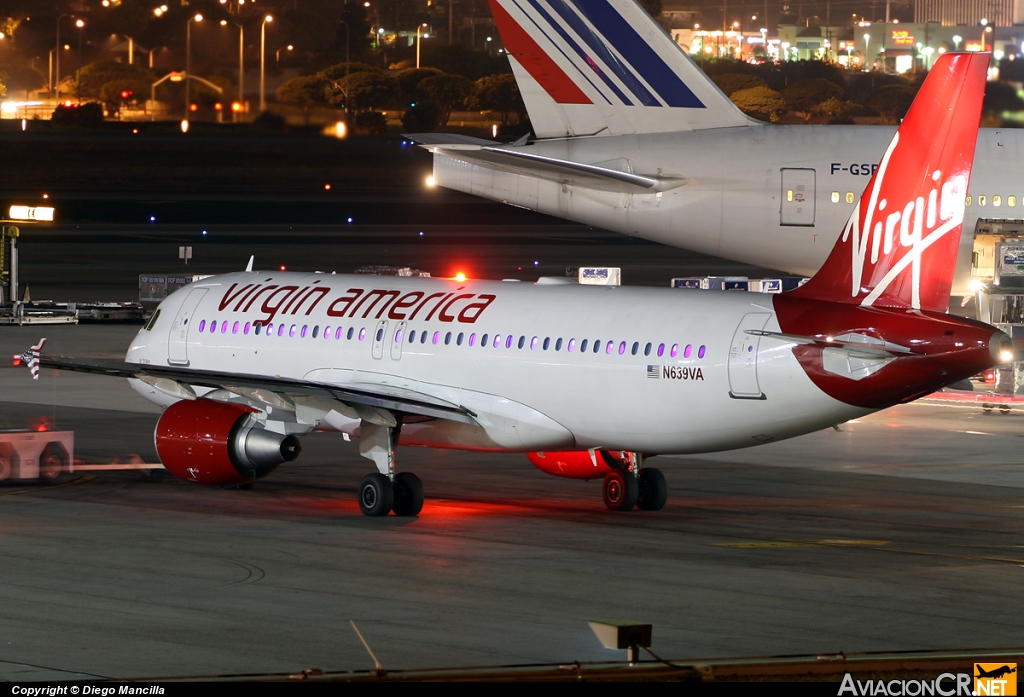 N639VA - Airbus A320-214 - Virgin America