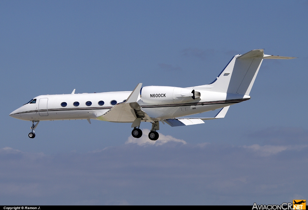 N600CK - Gulfstream Aerospace G-IV Gulfstream IV - CRK STUDIO LLC