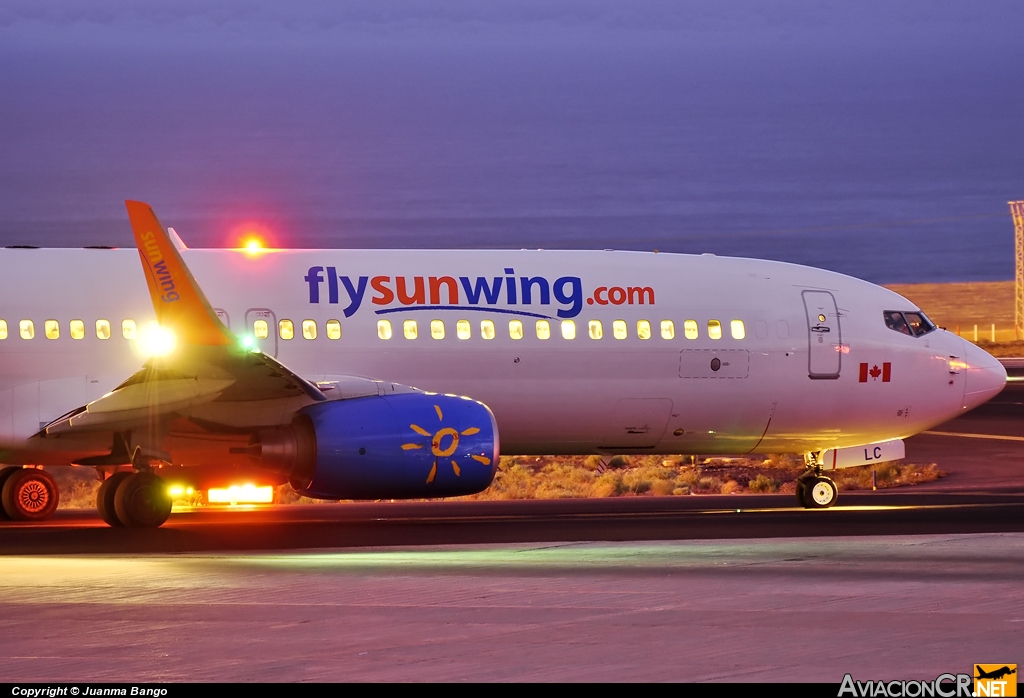 C-FYLC - Boeing 737-8BK - Sunwing Airlines