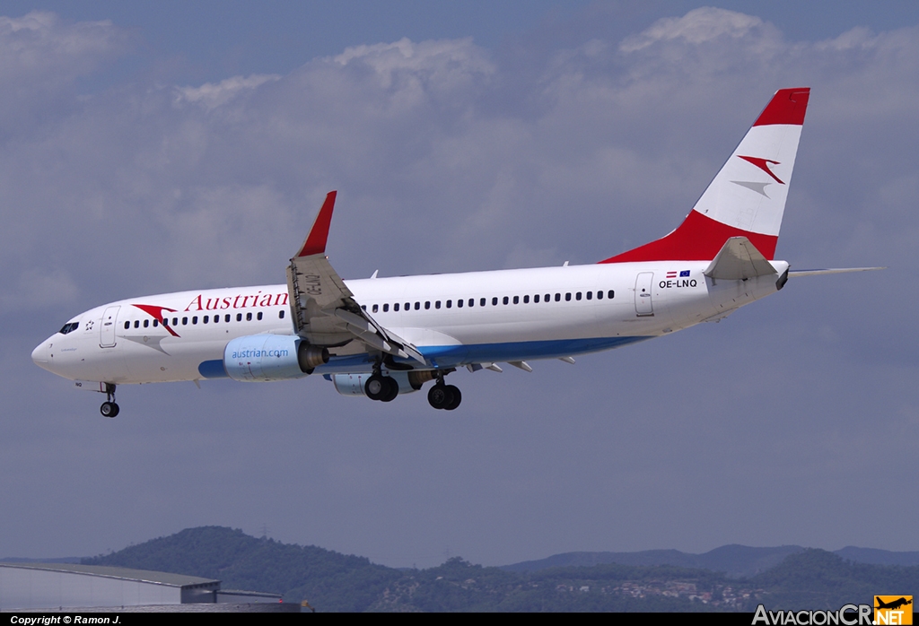 OE-LNQ - Boeing 737-8Z9 - Austrian Airlines