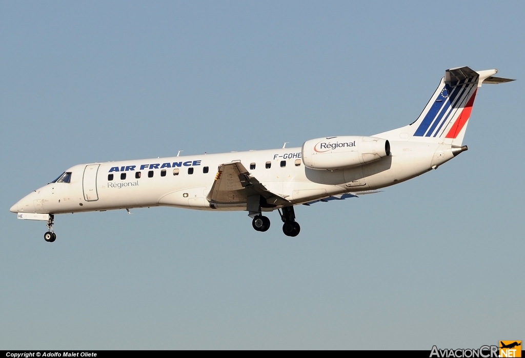 F-GOHE - Embraer EMB-135ER (ERJ-135ER) - Air France (Régional)