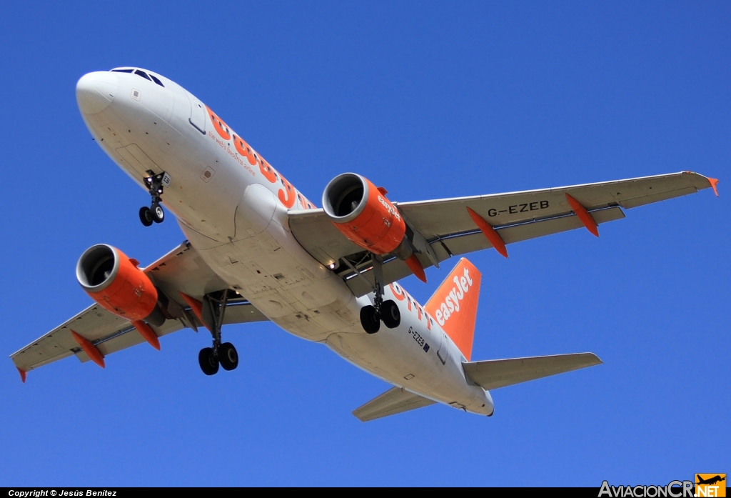 G-EZEB - Airbus A319-111 - EasyJet Airline