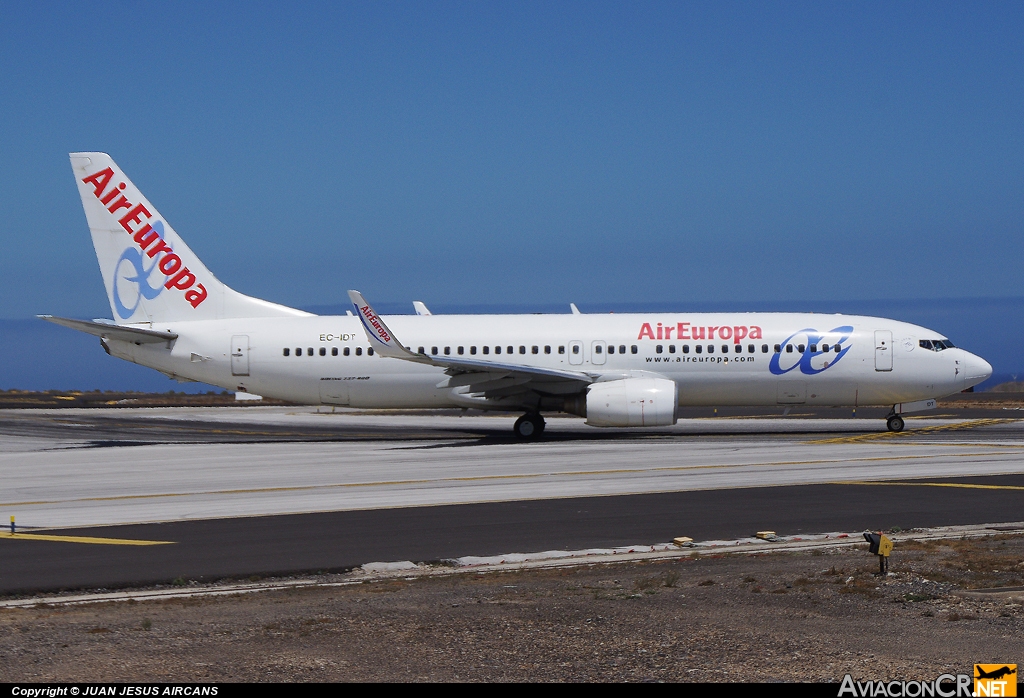 EC-IDT - Boeing 737-86Q - Air Europa