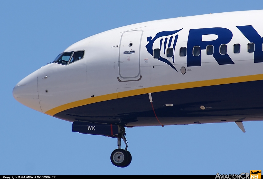 EI-DWK - Boeing 737-8AS - Ryanair