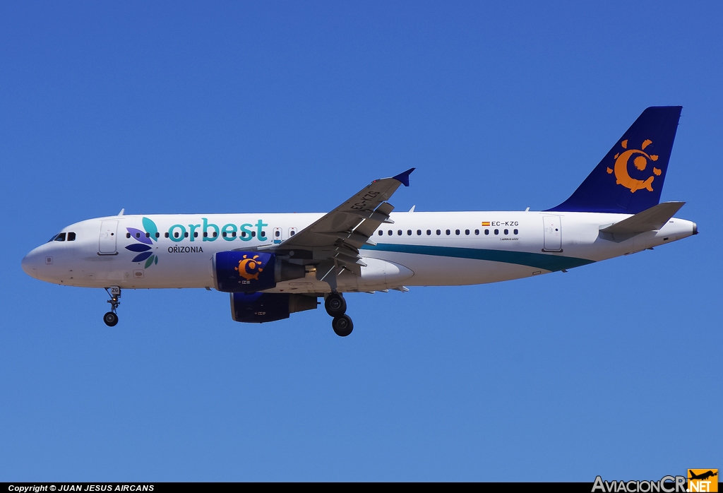 EC-KZG - Airbus A320-214 - Orbest Orizonia Airlines