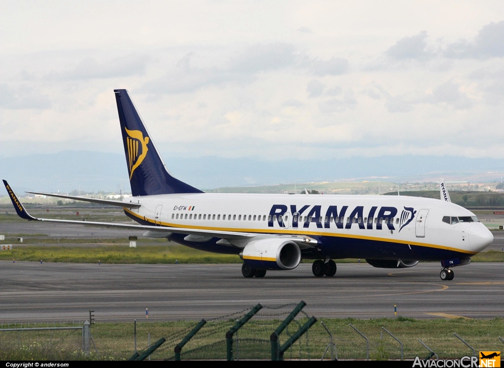 EI-EFW - Boeing 737-8AS - Ryanair