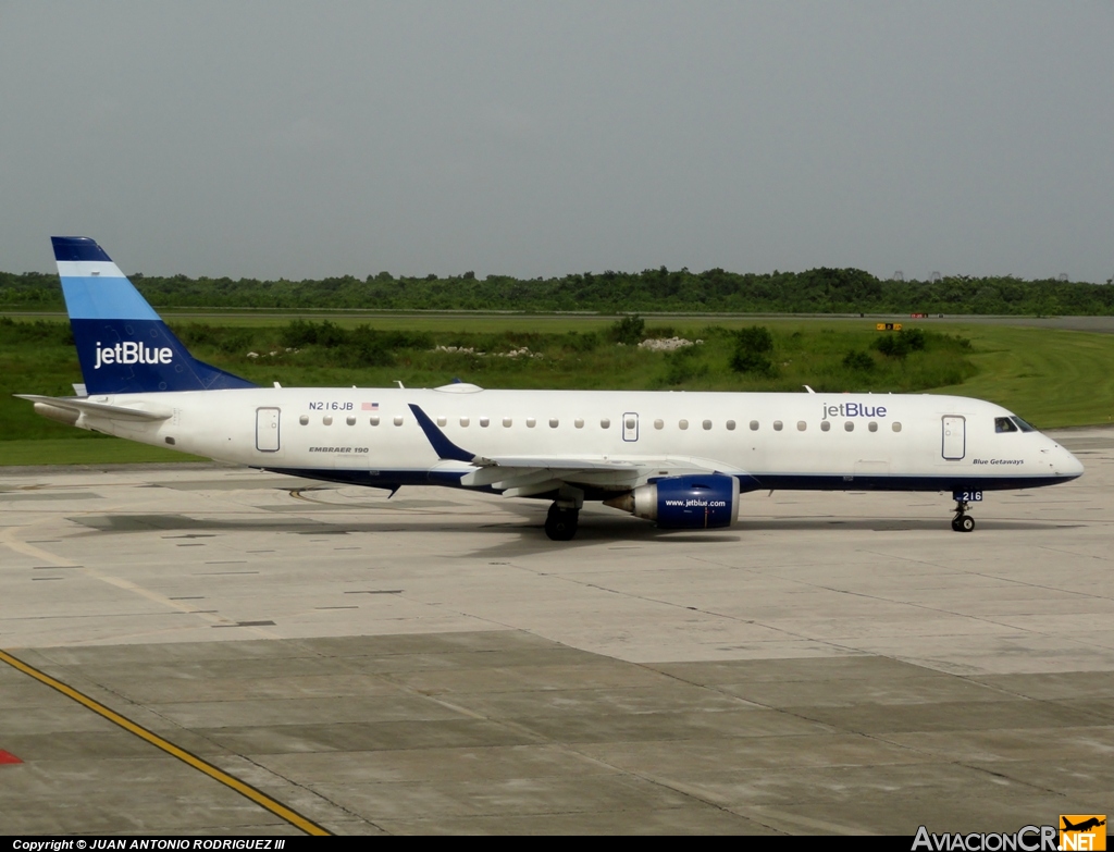 N216JB - Embraer 190-100IGW - Jet Blue