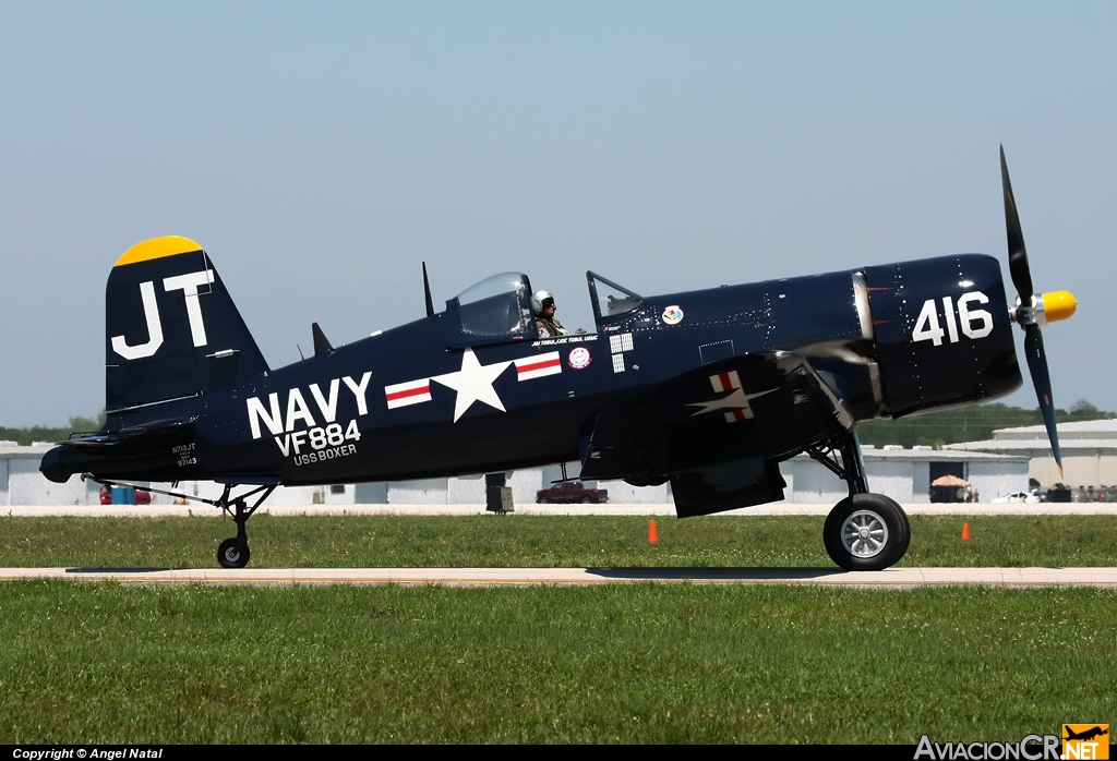 N713JT - Chance Vought F4U-4 Corsair - Privado