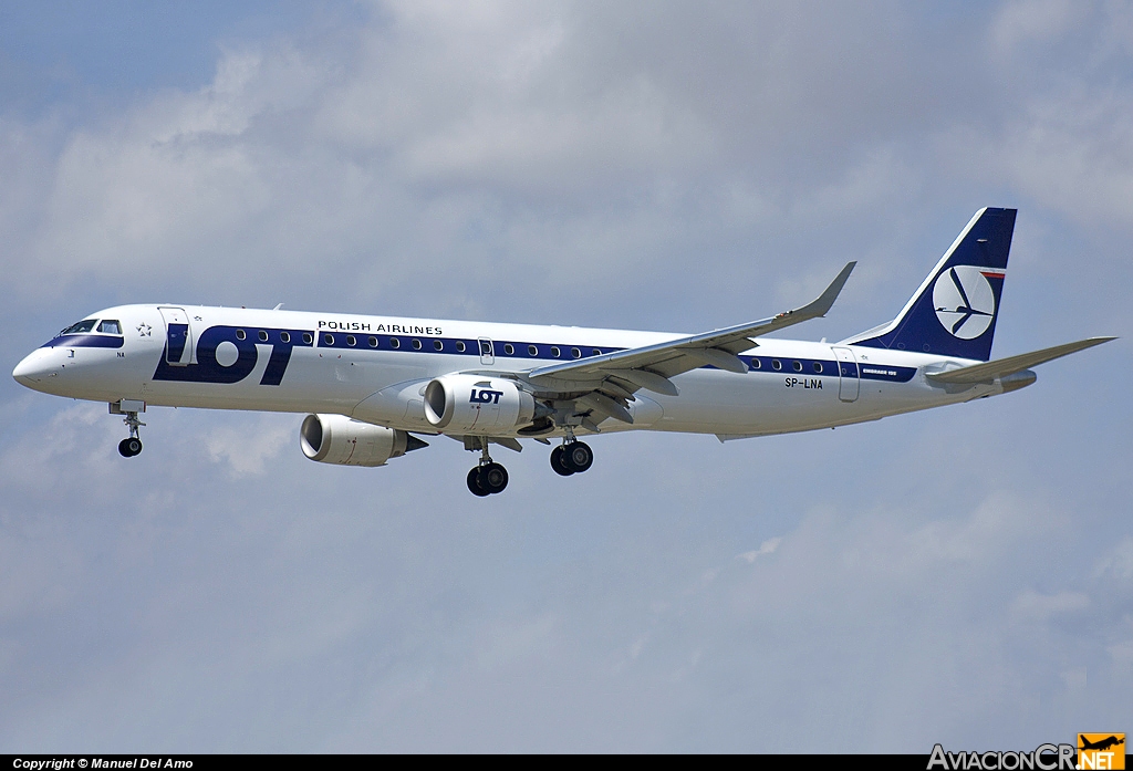 SP-LNA - Embraer 195-200LR - LOT Polish Airlines