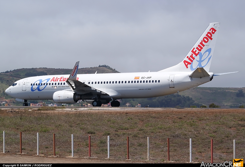 EC-JAP - Boeing 737-85P - Air Europa