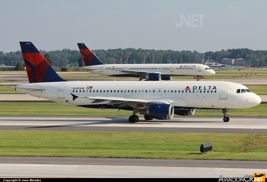 N345NW - Airbus A320-212 - Delta Air Lines