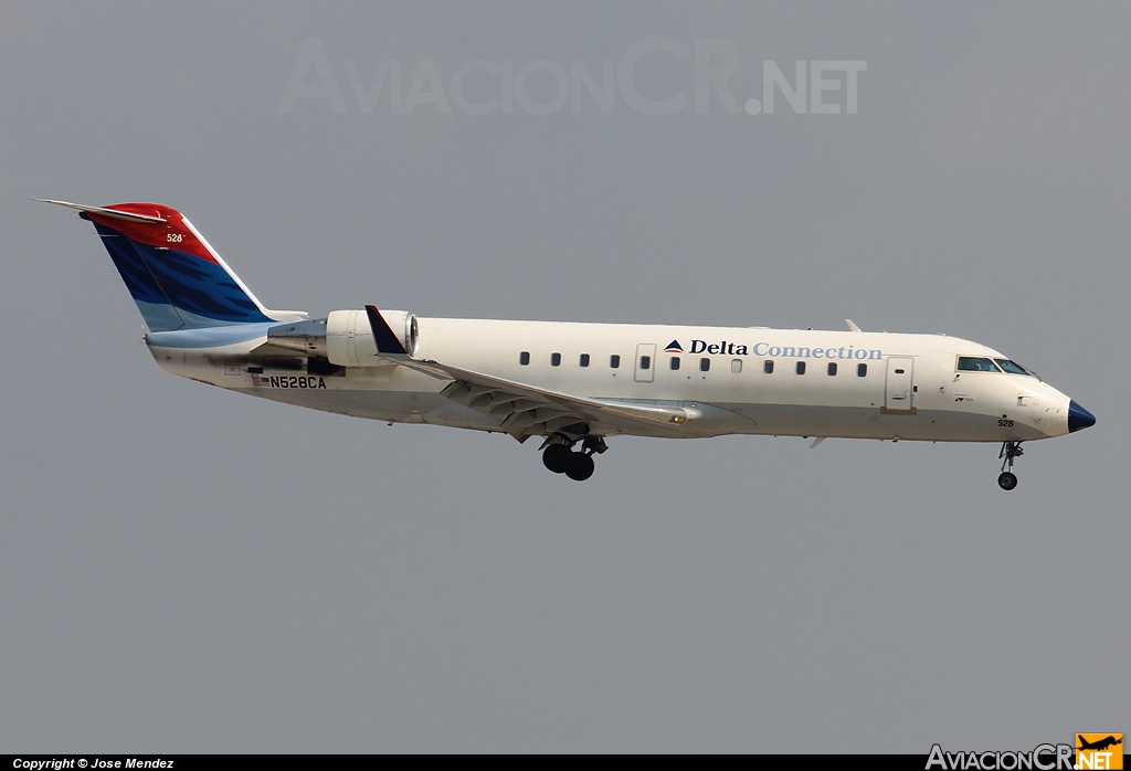N528CA - Canadair CL-600-2B19 Regional Jet CRJ-200ER - Delta Connection (Pinnacle Airlines)