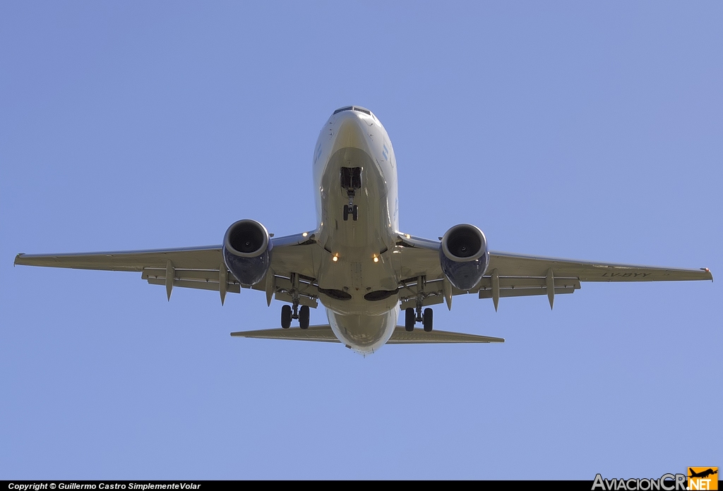 LV-BYY - Boeing 737-7BD - Aerolineas Argentinas