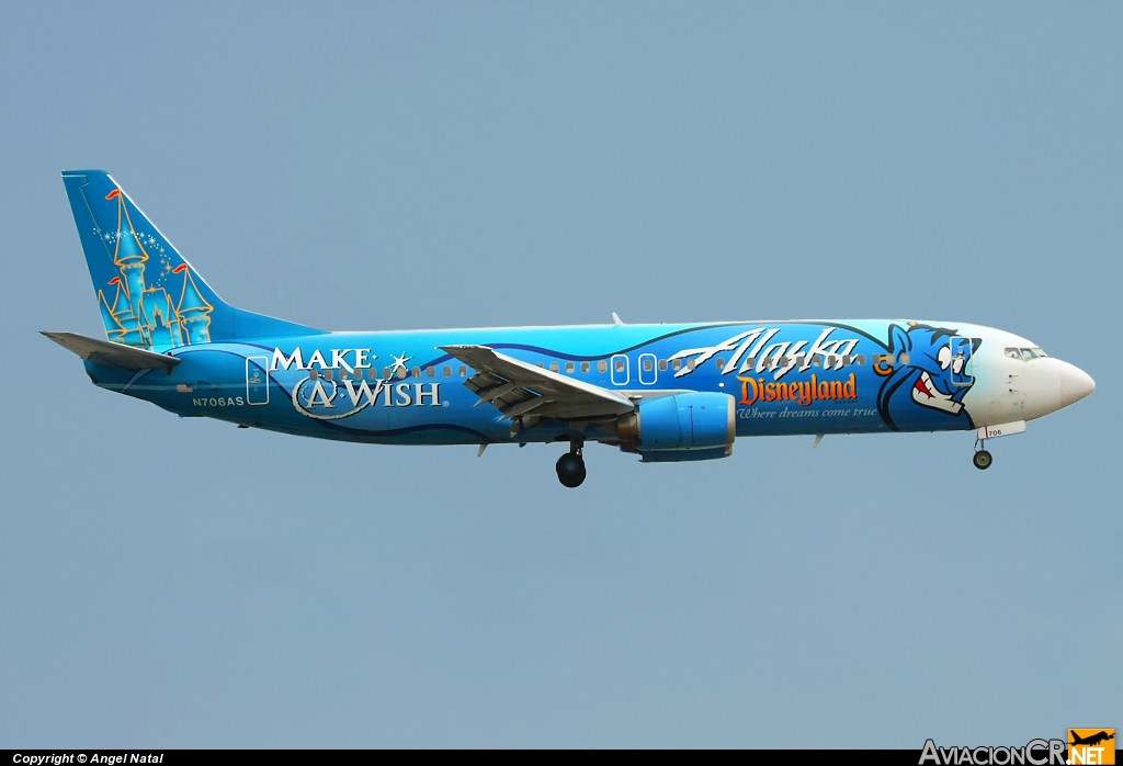 N706AS - Boeing 737-490 - Alaska Airlines