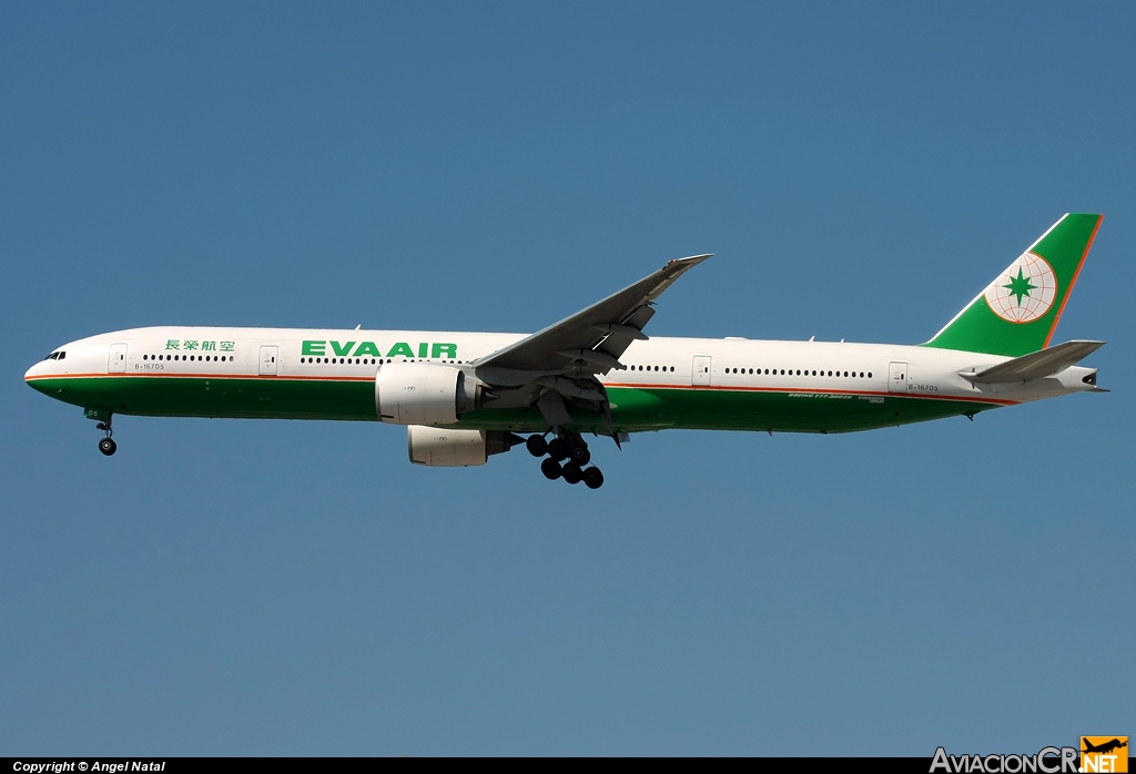 B-16705 - Boeing 777-35E/ER - EVA Air