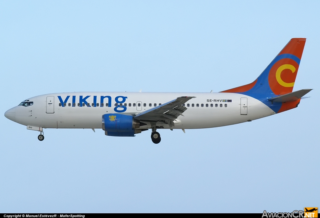 SE-RHV - Boeing 737-36N - Viking Airlines