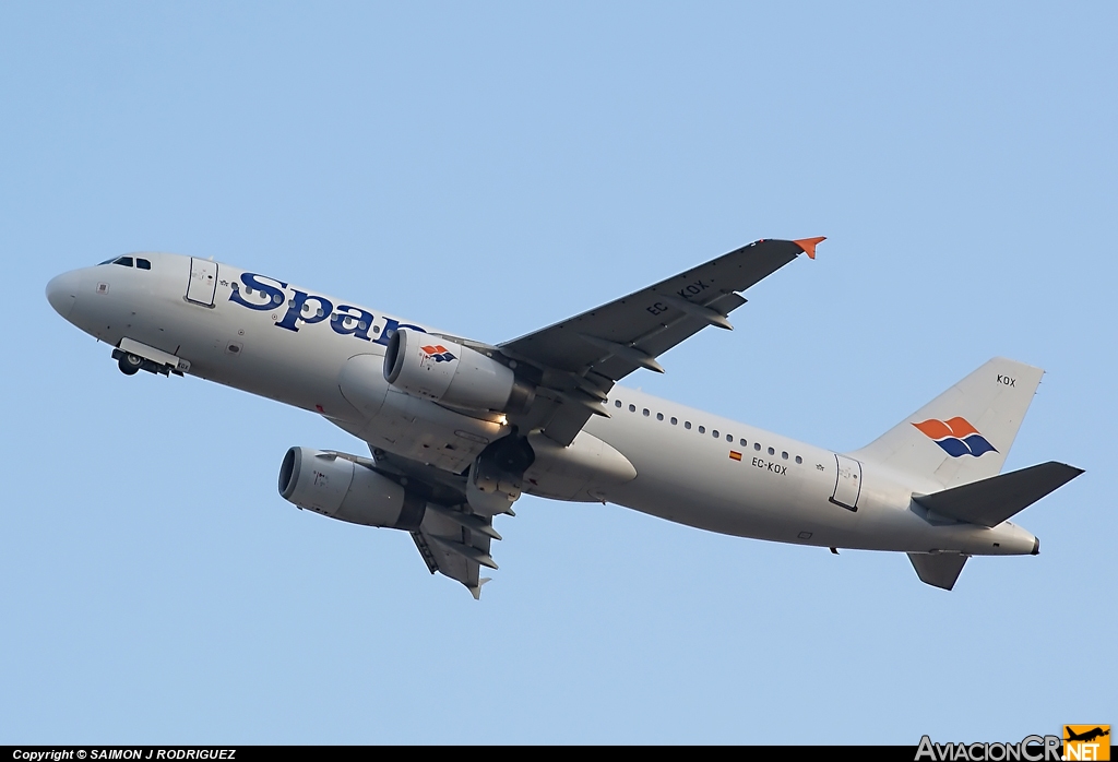 EC-KOX - Airbus A320-232 - Spanair