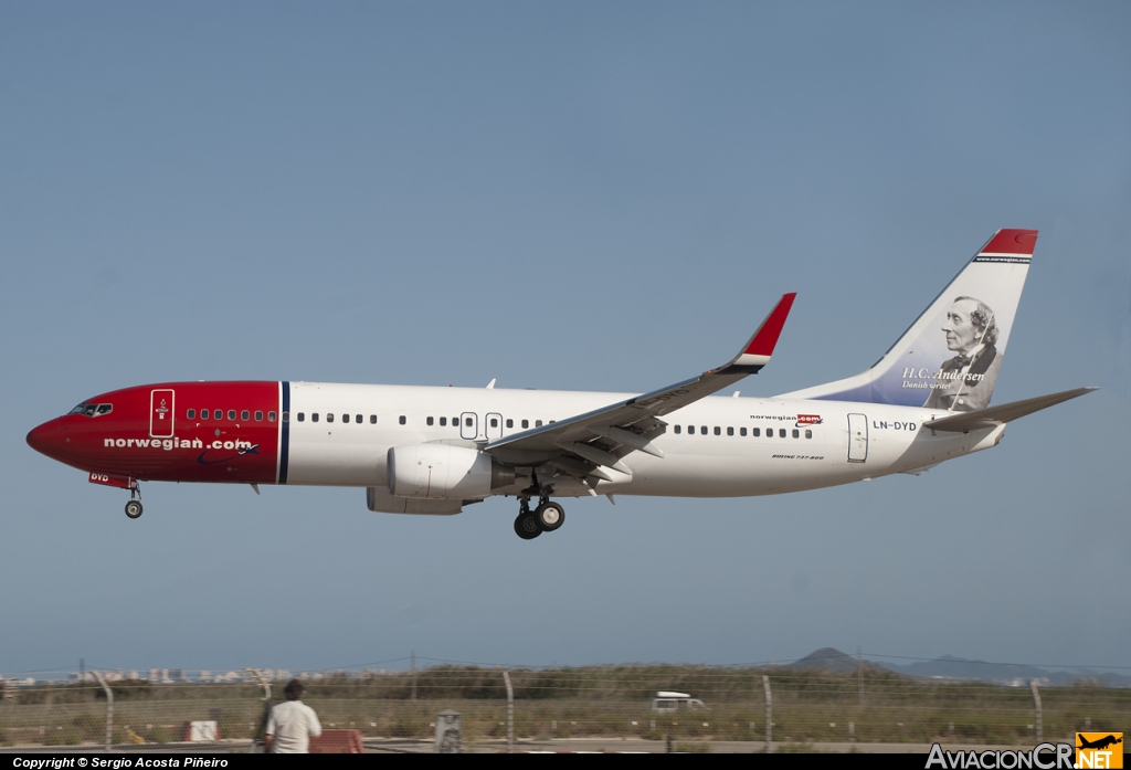 LN-DYD - Boeing 737-8JP - Norwegian Air Shuttle