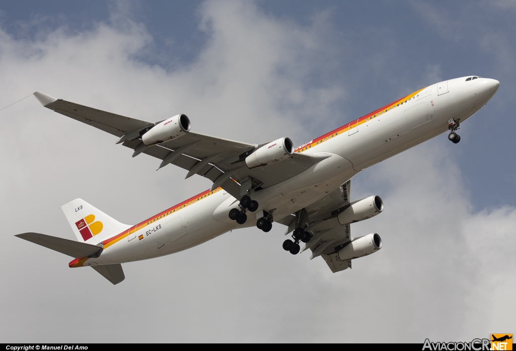 EC-LKS - Airbus A340-313X - Iberia
