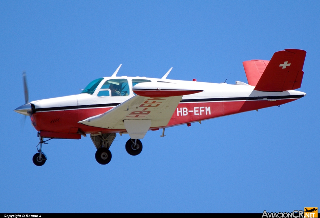 HB-EFM - Beechcraft V35 Bonanza - Privado