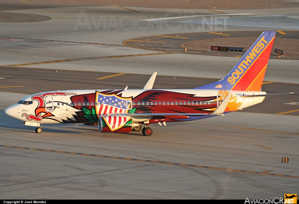 N918WN - Boeing 737-7H4 - Southwest Airlines
