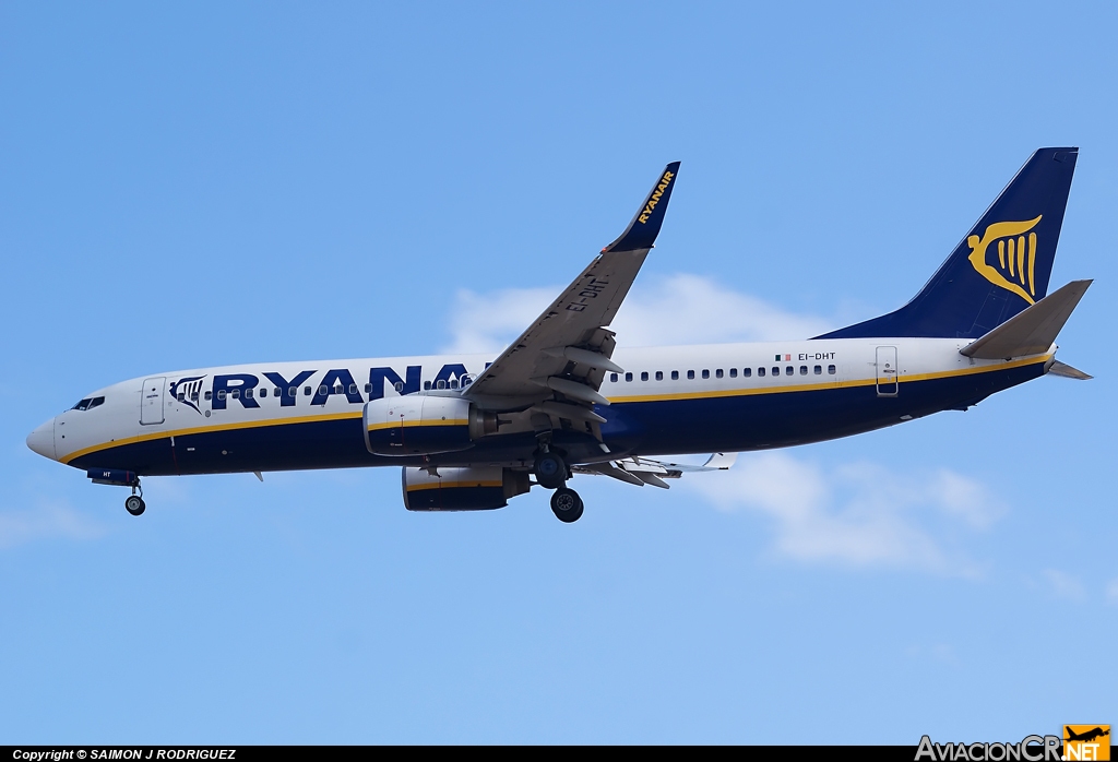 EI-DHT - Boeing 737-8AS - Ryanair