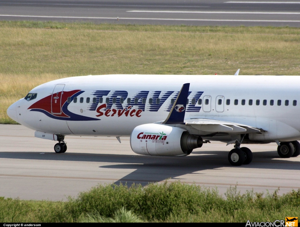 OK-TVF - Boeing 737-8FH - Travel Service