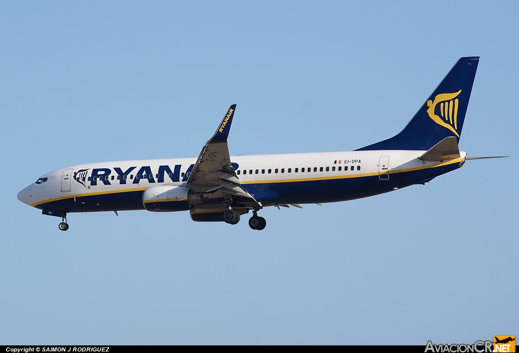 EI-DPA - Boeing 737-8AS - Ryanair