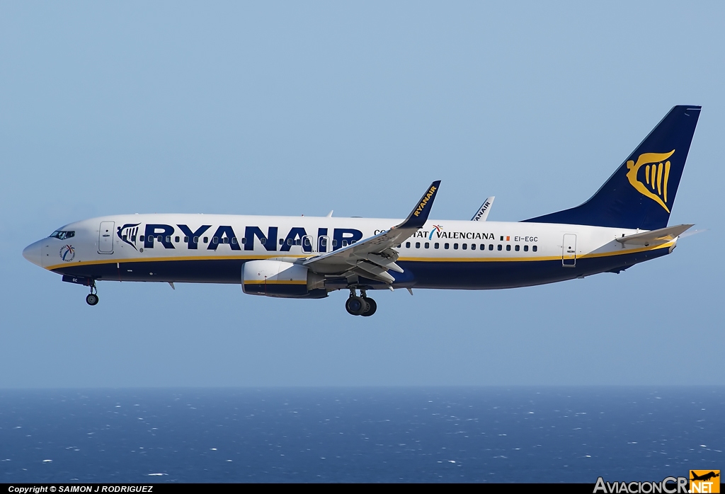 EI-EGC - Boeing 737-8AS - Ryanair