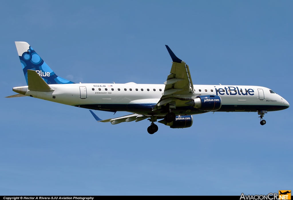 N324JB - Embraer ERJ-190-100AR - Jet Blue