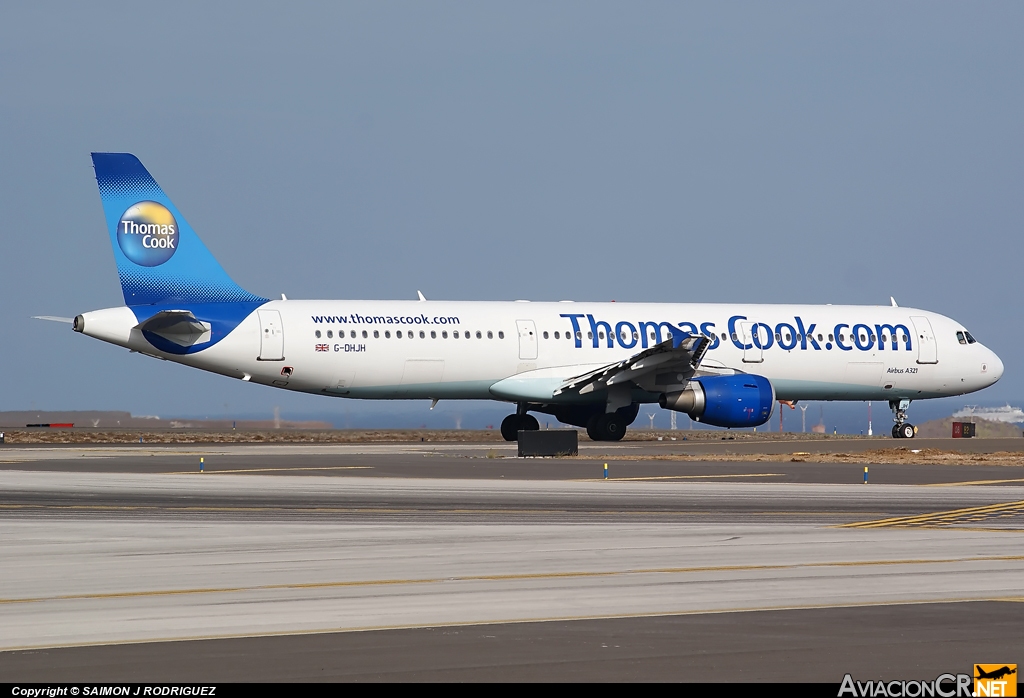 G-DHJH - Airbus A321-211 - Thomas Cook Airlines